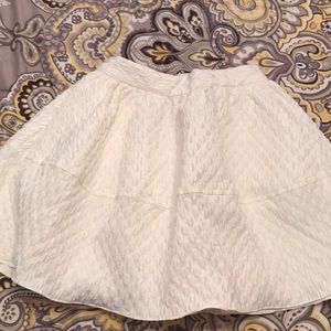 White skirt
